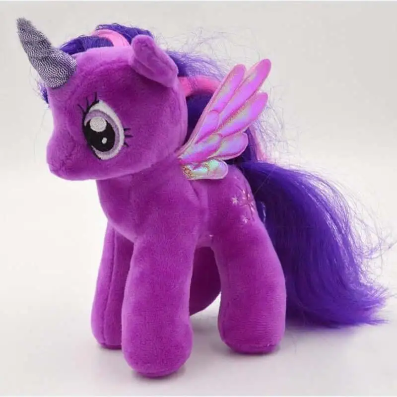 Твайлайт+ Рэйнбоу Дэш Лошадь Единорог Equestria лошадь мягкие плюшевые игрушки Пони лошадь для детей Рождественский подарок