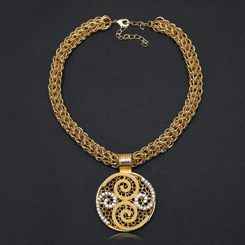 Longqu оптовая продажа дизайн Дубай золотой красочный комплект украшений свадебное