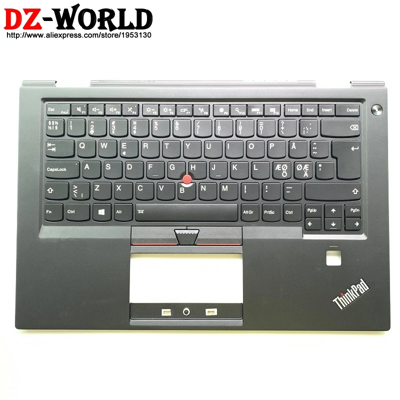 New Original Shell Palmrest Upper Case With NDC Nordic Backlit Keyboard for Lenovo Thinkpad X1 Carbon 4th Gen Laptop C Cover | Компьютеры
