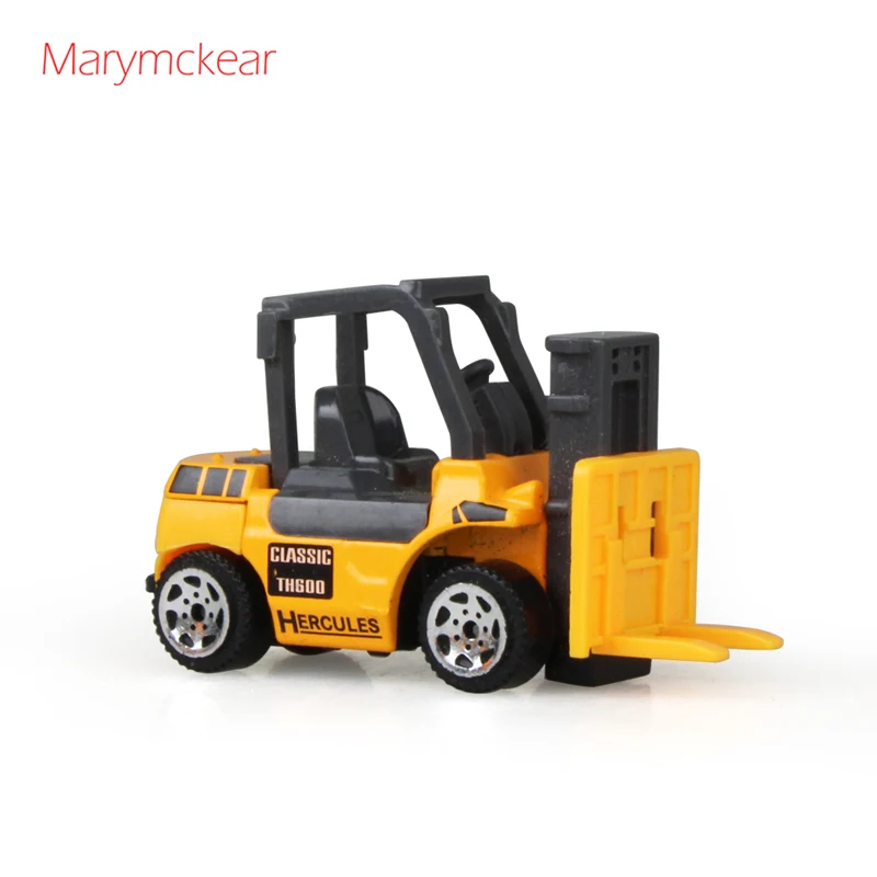 6 шт./лот литый под давлением игрушечный грузовик мини автомобиль из сплава