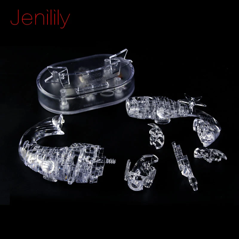 3D-пазл Jenilily 9042 с кристаллами и фонариком модель сделай сам игрушка для детей