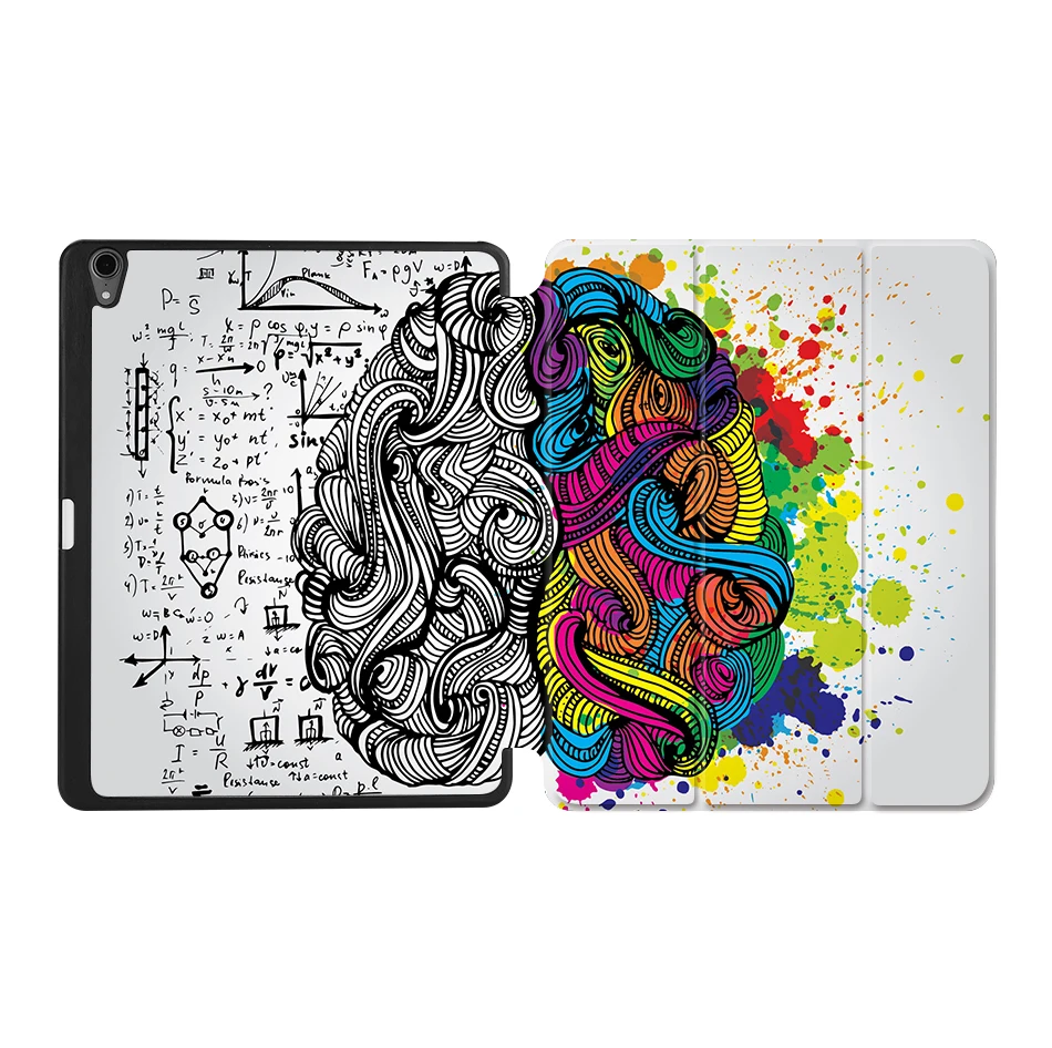 IPBC10 MTT для iPad Pro 12,9 дюйма Чехол тонкий из искусственной кожи флип стенд Умный чехол мультфильм планшет для надписей чехол с карандашом - Цвет: IPBC10
