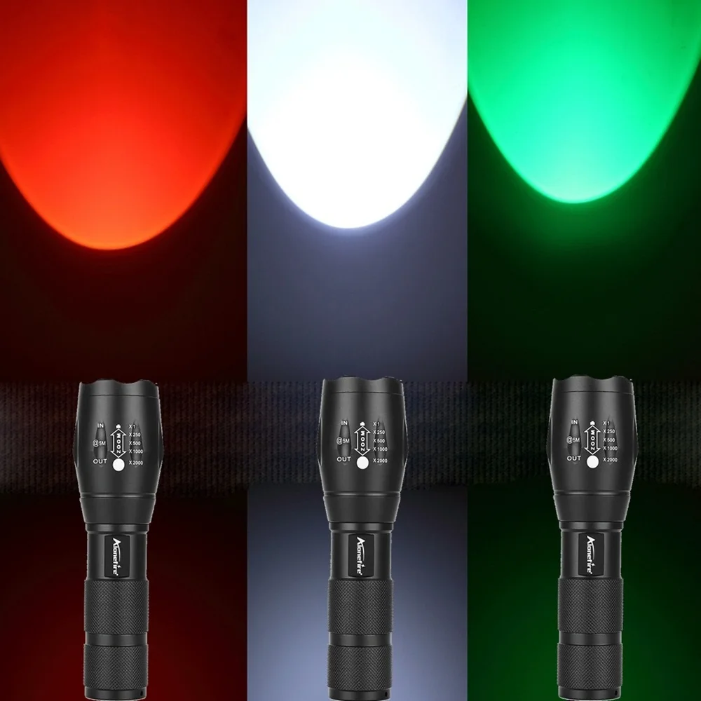 Alonefire Тактический G700-N CREE XML T6 L2 U3 светодиодный зум вспышка светильник