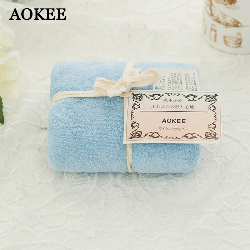 AOKEE бренд 34*80 см Высокое качество микрофибра банное полотенце для волос лица