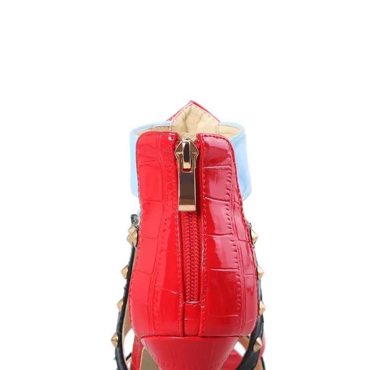 Женские босоножки на высоком каблуке-шпильке с открытым носком размеры 34-43 |