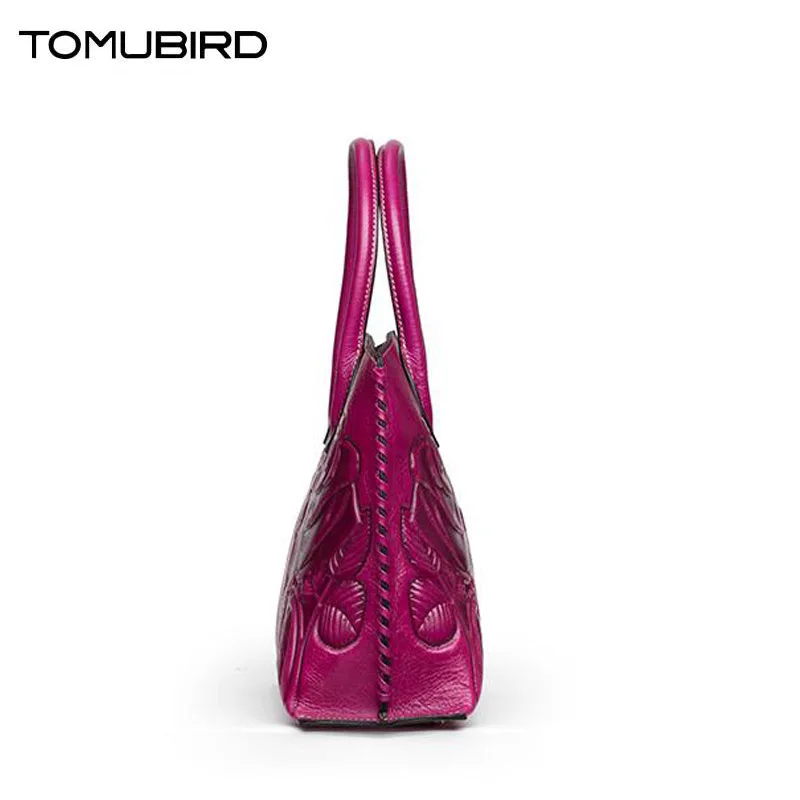 TOMUBIRD новая улучшенная классическая женская сумка тоут из воловьей кожи с