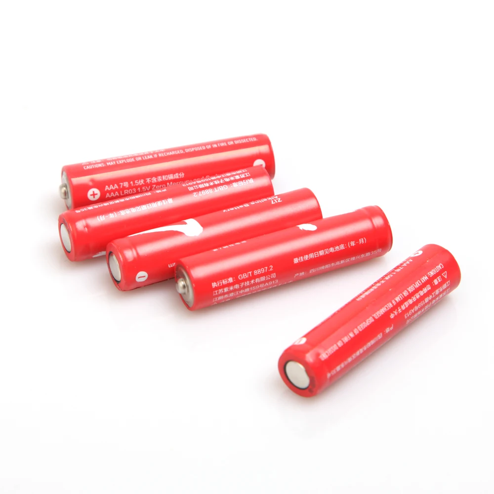 Оригинальный Xiaomi ZIMI ZI7 AAA 900mAh 1 5 V Щелочная батарея сухая для дистанционного