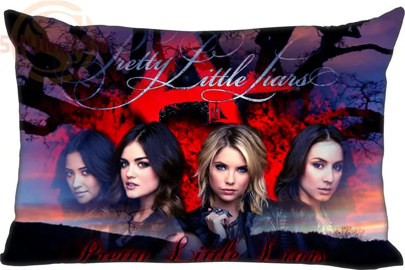 pretty little liars Rectangle Pillow Cover Size 45x35cm (one side) Print Custom Zipper Polyester Cotton Pillowcase | Дом и сад