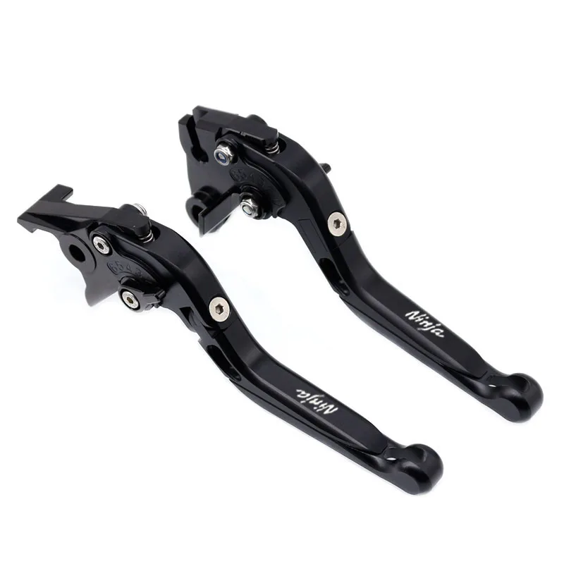 

CNC Aluminum Extendable Folding Brake Clutch Levers for Kawasaki ZX10R RR KRT 2016 2017 Green Black Silver