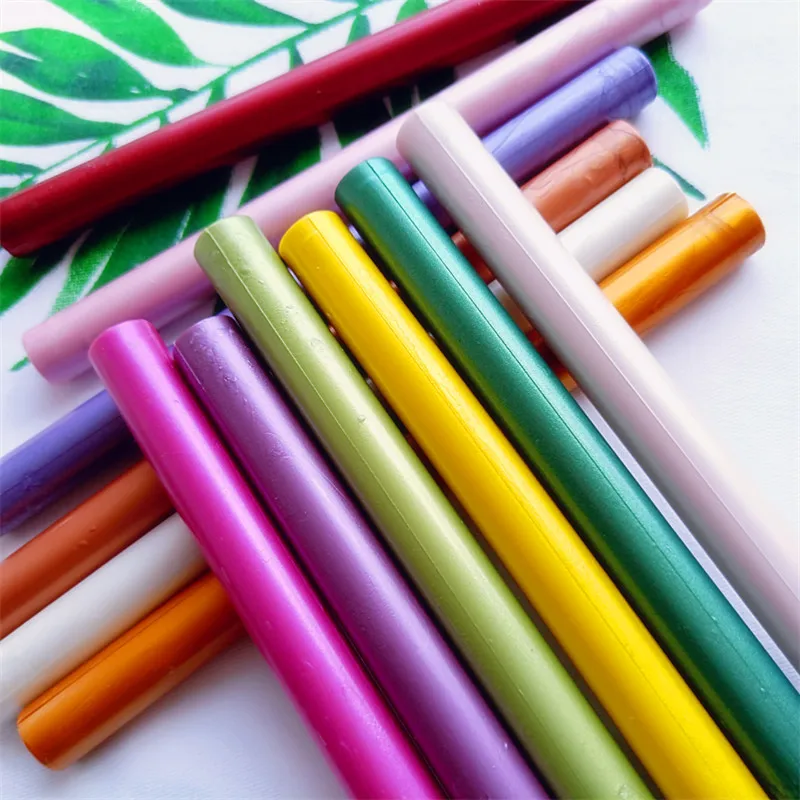 Новый Цвет жемчужно белый розовый воск палки ретро печать штемпели для Mercedes Benz