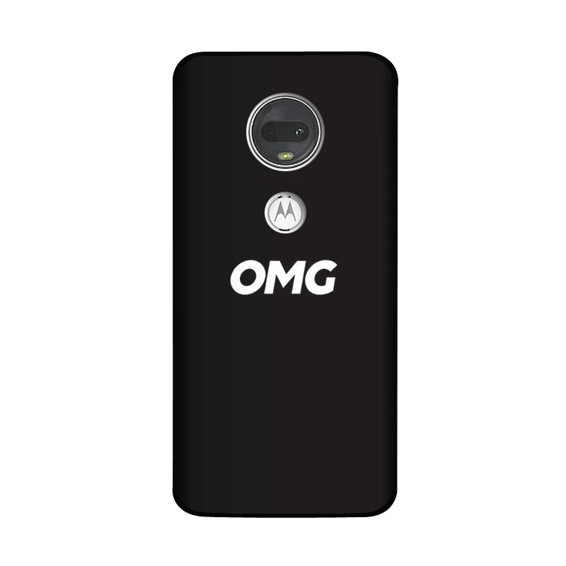 1 Мягкий силиконовый чехол QAQsam для Motorola Moto G7 G 7 Plus Play power с рисунком для Motorola Moto G7 Play Coque - Цвет: 1