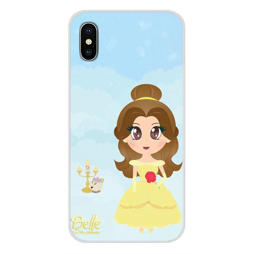 For Samsung Galaxy S4 S5 MINI S6 S7 edge S8 S9 S10 Plus Note 3 4 5 8 9 Accessories Phone Cases Covers Chip beauty and the beast | Мобильные