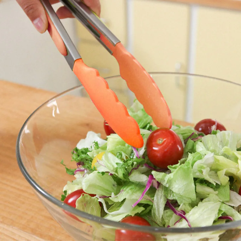 2021 Пластиковые силиконовые щипцы из нержавеющей стали инструменты для