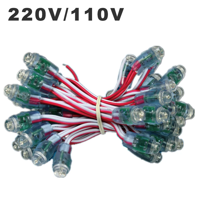 50 шт./лот светодиодный пиксельный модульный DC5V IP67 Водонепроницаемый точечными