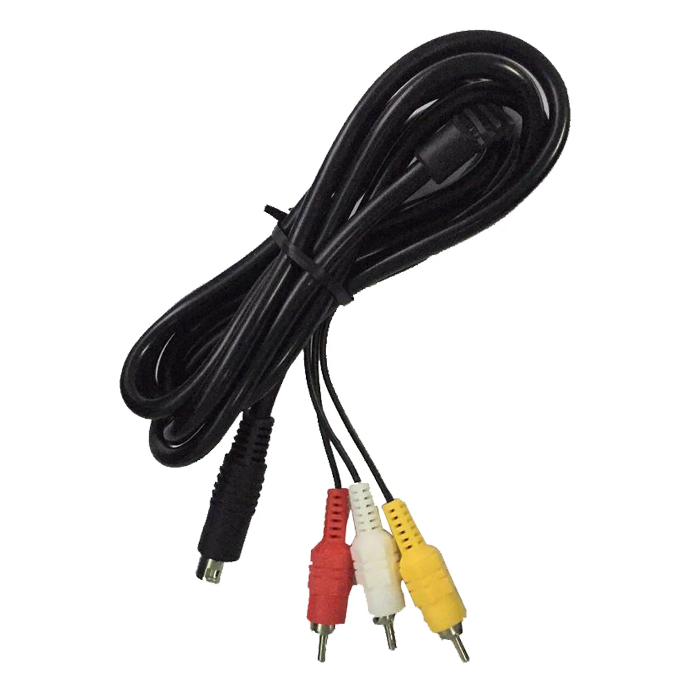 10 шт. новый кабель AV 9 pin для SEGA Mega Drive 2 RCA шнур Genesis Аудио Видео патч-корд 6ft |