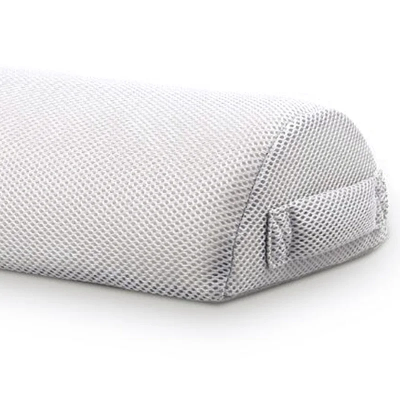 Нескользящая эргономичная подушка для ног Массажная под столом черного/серого