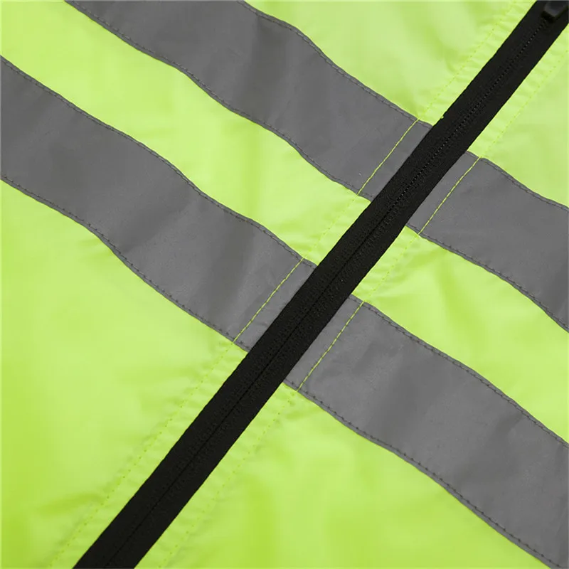 WOSAWE высокая видимость светоотражающие мужские и женские куртки для велоспорта MTB