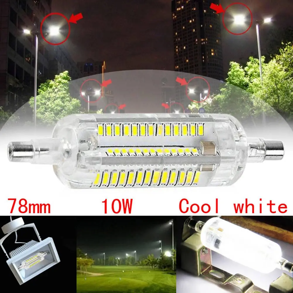 Hot Selling 3014 SMD R7S LED Horizontal Plug Corn Light Silicone Lamps 10W/15W AC220V-240V | Лампы и освещение
