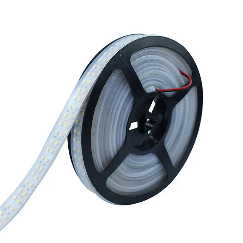 Rgb светодиодный DC12V 3528 полосы Двухрядные 240 s/m гибкий свет IP67 Водонепроницаемый 1200