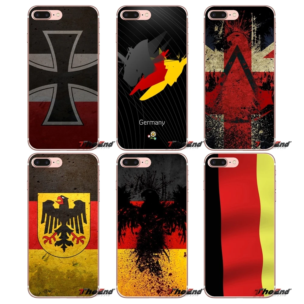 Для iPhone X 4 4S 5 5S 5C SE 6 6S 7 8 Plus Samsung Galaxy J1 J3 J5 J7 A3 A5 2016 2017 Германия аксессуары с