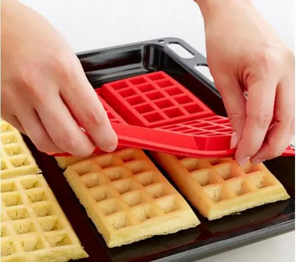 Силиконовая форма Nestle для вафель выпечки печенья в микроволновой печи
