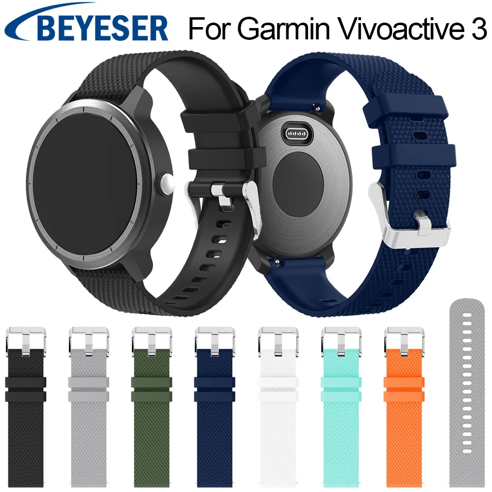 

Watch Strap for Samsung Gear S2 sport Silicone Watch Band For Garmin Vivoactive 3 Watchband For Garmin Vivoactive 645 WatchStrap