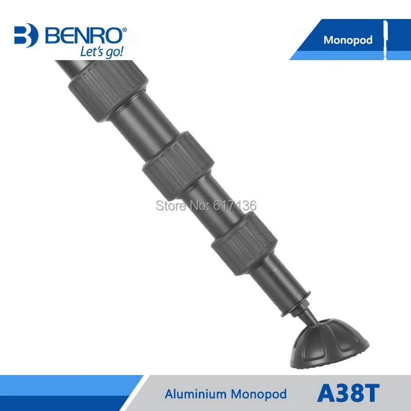 BENRO A38T монопод Профессиональные алюминиевые Моноподы Для камеры без 3 ножного