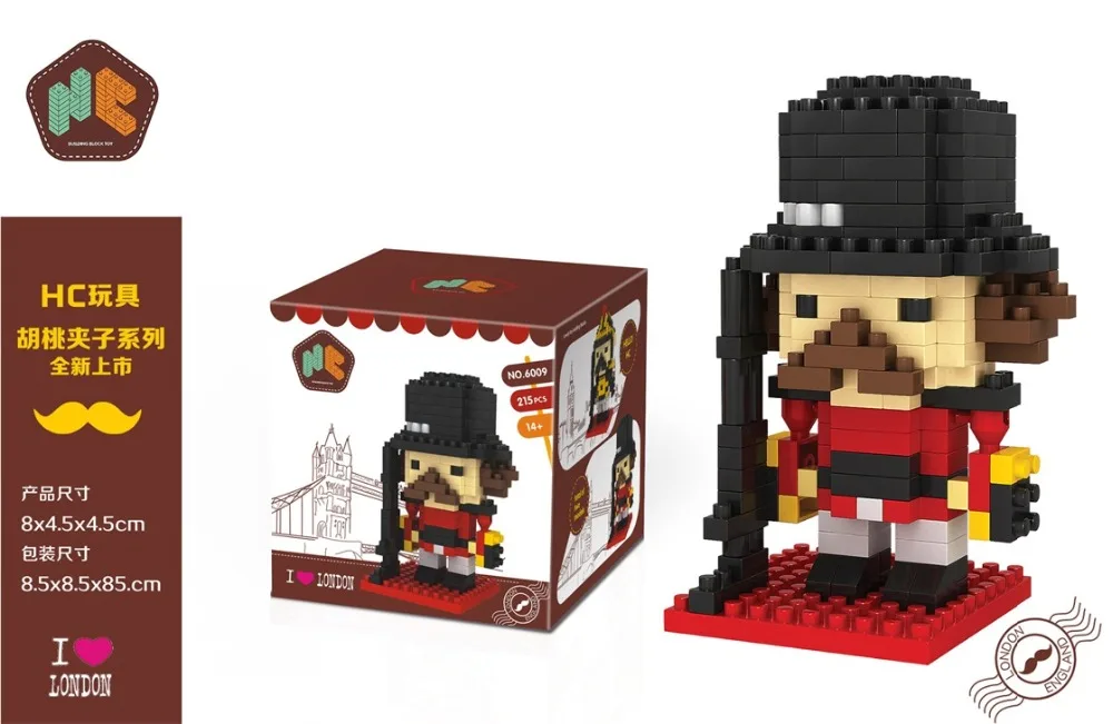 Завод Британский солдат Мини Блоки Мировой Культуры Микро блоки DIY Строительство