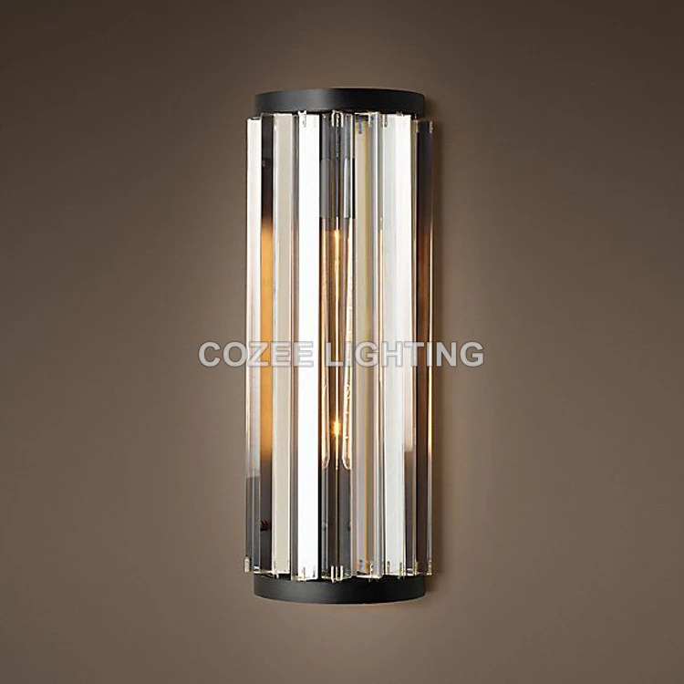 Винтажное Хрустальное бра Moern настенный светильник с кристаллами освещение для