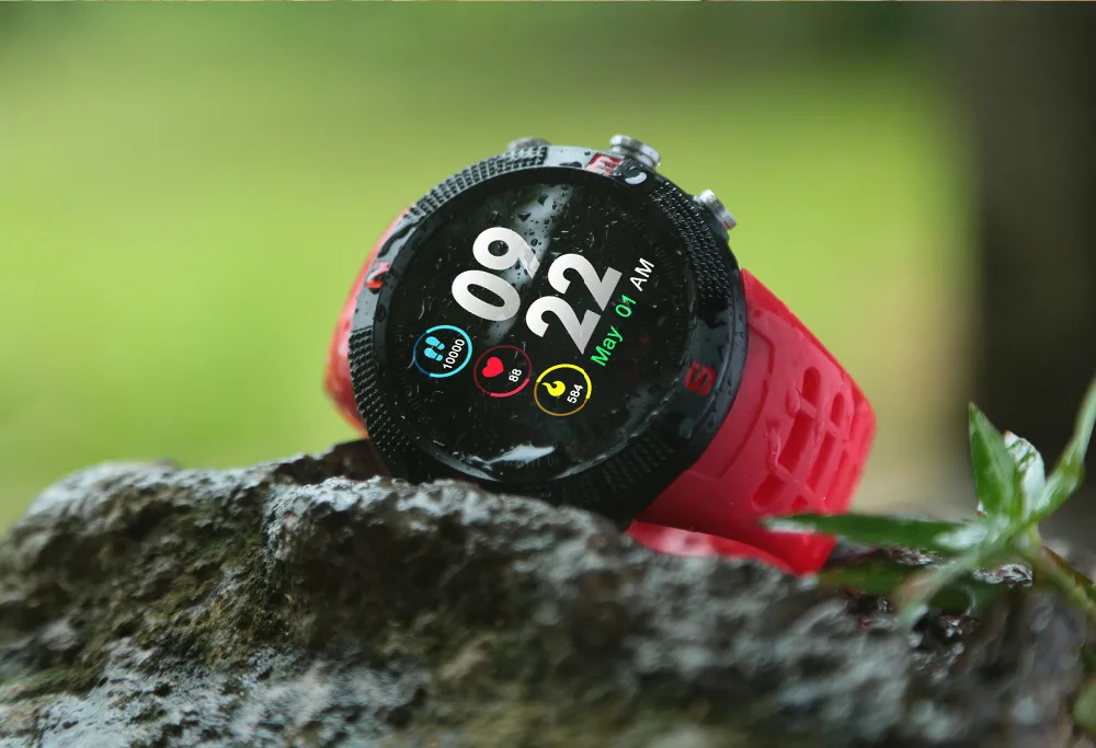 F18 3D экран умные часы Спортивные Bluetooth 4,2 IP68 Водонепроницаемые Смарт-часы gps напоминание о звонках Шагомер монитор сна 9,7