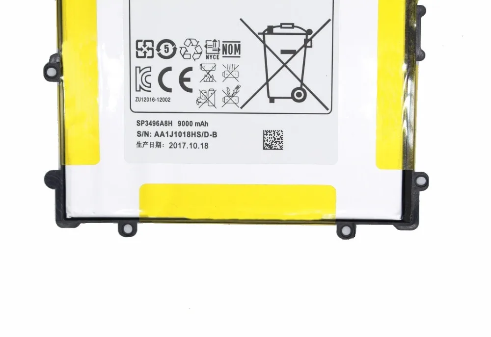 Аккумулятор Ciszean P8110 SP3496A8H 1x3 75 в 9000 мАч для Samsung Google Nexus 10 HA32ARB|Аккумуляторы