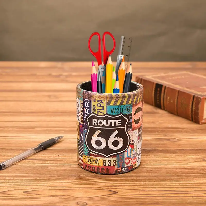 Античная Винтаж синий желтый карта мира пенал классический Дизайн подарок из