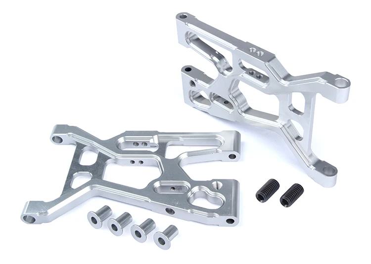 Losi 5ive t CNC сплав Передняя Нижняя подвеска наборы 87048 для 1/5 весы rc Rovan LT запчасти