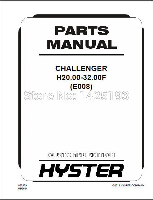 Hyster Запчасти PDF 2017 для евро полный комплект|ПО| |