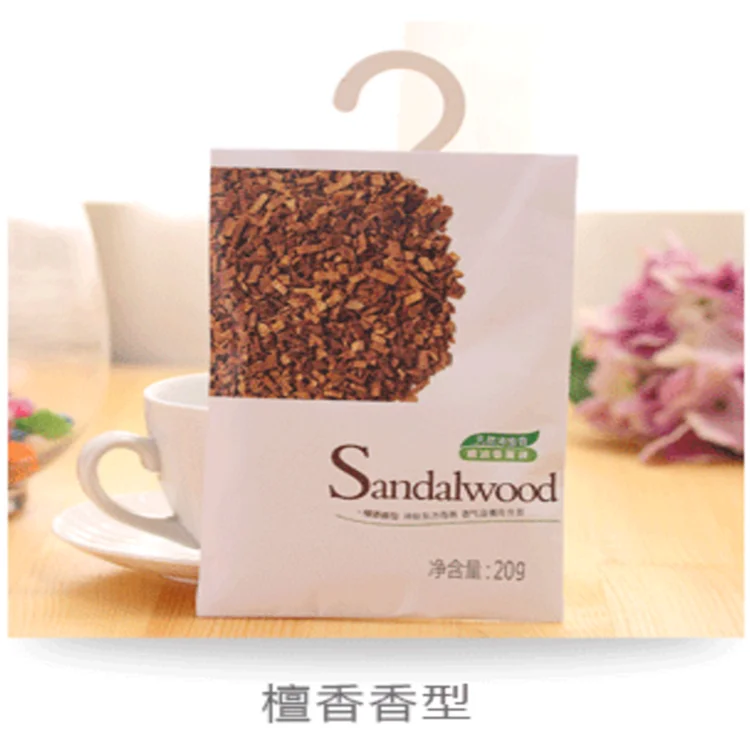 sandalwood 11 ароматизатор с натуральным запахом, ароматизатор на свежем воздухе, ароматизатор для домашнего гардероба, ящик для автомобиля, ароматизатор, пакетик, ароматерапия, посылка - Цвет: sandalwood