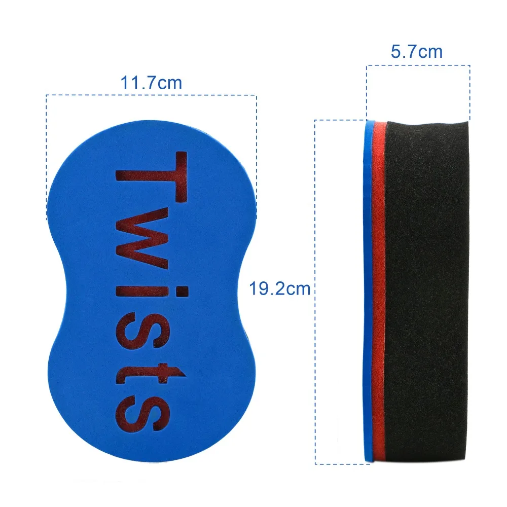 1 шт. портативная губка для завивки волос артефакт натуральные афро дреды кисти