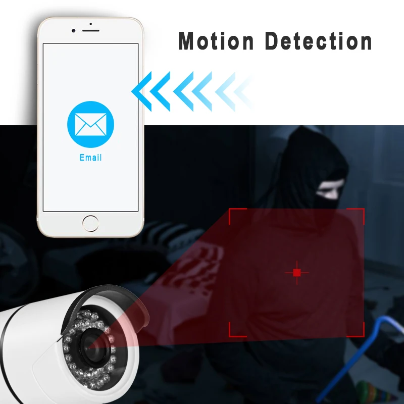 BFMore Проводная sony IMX323 с POE IP камера 1080 P 2.0MP видеонаблюдения наружные внутренние