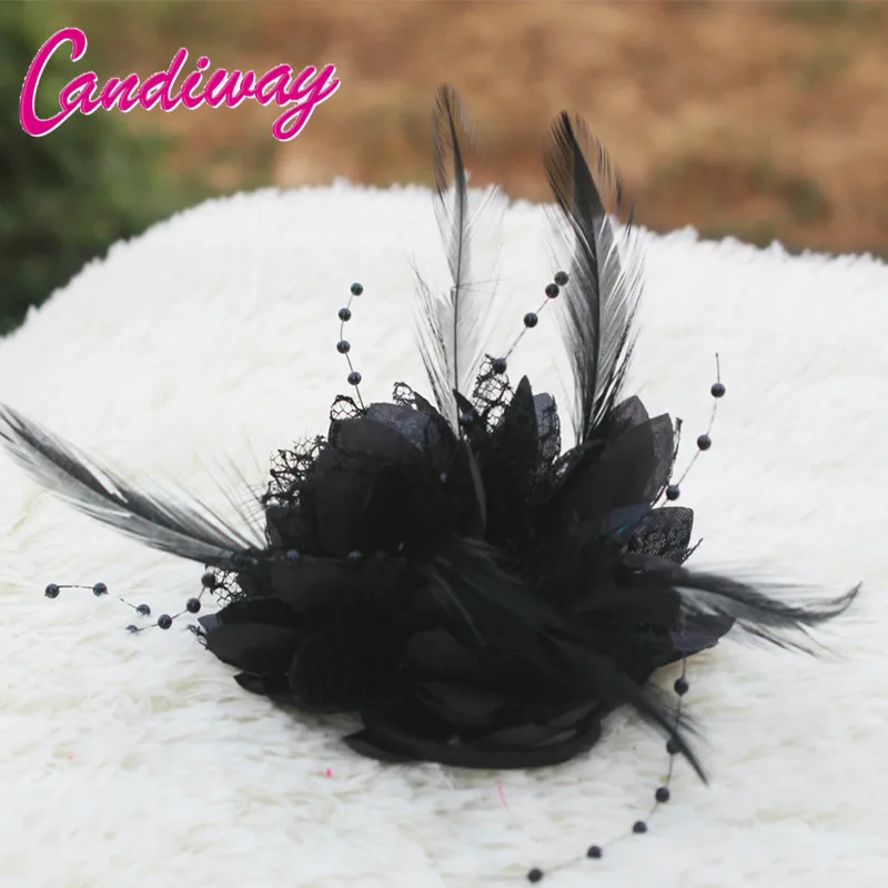 

Black Plastic Teeth Hair Clips Women Girls Wedding Hair Accessories Hairpin Wrist Cuff Elegant HeadBand Corsage New Elastic