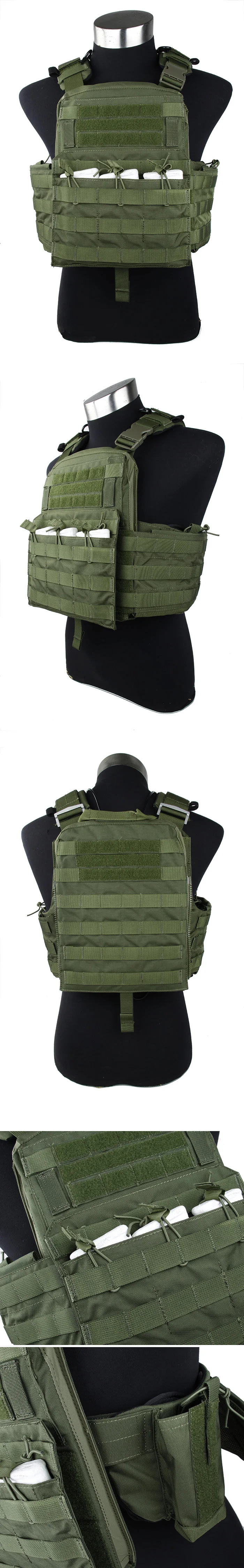 TMC Тактический CPC Plate Carrier MOLLE военный охотничий страйкбол боевой жилет Ver. OD(SKU050237