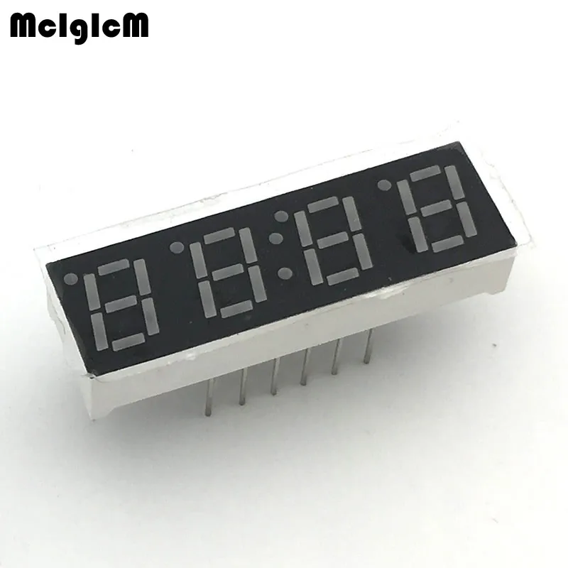 MCIGICM 10 шт. 7 сегментный общий катод 4 бит цифровая трубка 0,2" 0.28in. Красный светодиодный дисплей 7 сегментов светодиодный цифровой светильник