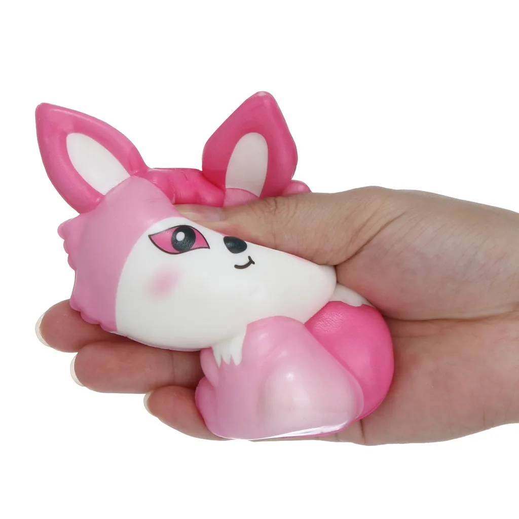Squishies новинка игрушки Kawaii лиса медленно поднимающийся крем Ароматические игрушки для снятия стресса Подарки Забавные игрушки juguetes antiestres# S20