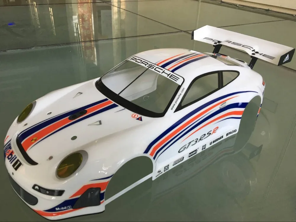 1/10 RC автомобиль прозрачный ПВХ корпус 190 мм pPorsche 911 или S15 w/наклейки на дороге дрейф YokomoTouring Tamiya HPI Kyosho HSP Redcat FS ACME