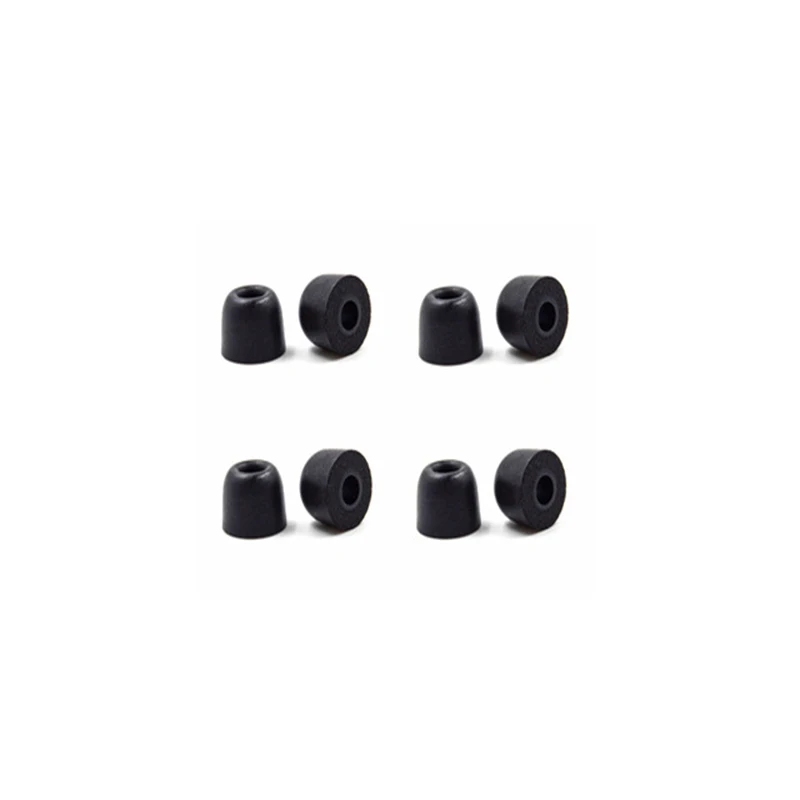 8Psc Black Наушники EKIND с эффектом памяти, вкладыши, вкладыши, губчатые наушники, накладки для ушей T400 для HUAWEI XIAOMI, спортивные наушники - Цвет: 8Psc Black