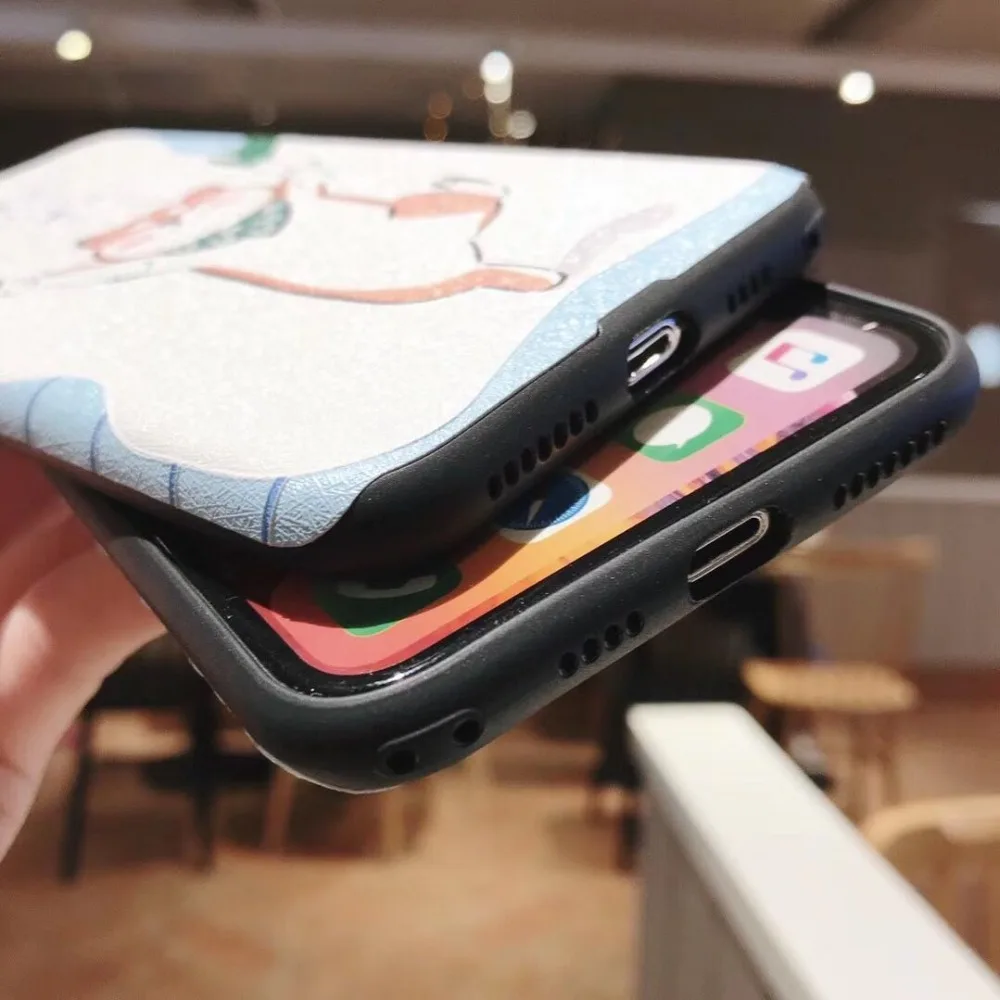 Популярный Забавный милый чехол для телефона Akita для iphone 7, чехол с мультяшным животным, японская собака, мягкий чехол для iphone XS Max XR X 6 7 8 Plus