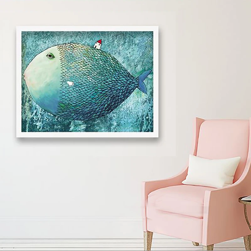 Скандинавский минималистичный современный холст художественная живопись