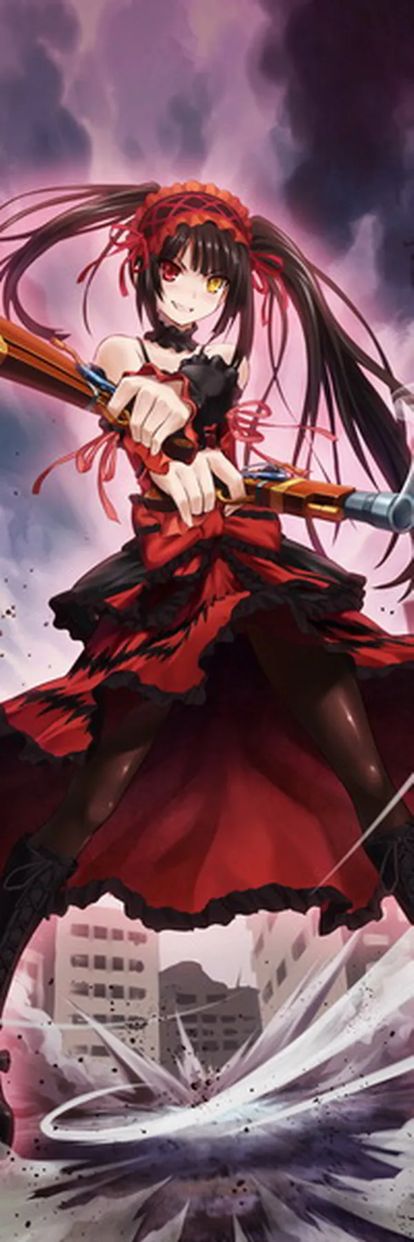 

Home Decor Date A Live Anime Tokisaki Kurumi 150*50CM Wall Scroll Poster #35718