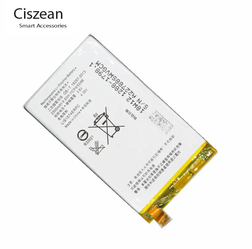 Ciszean 1x2300 мА/ч, LIS1574ERPC Батарея для sony Xperia E4 E4G двойной E2104 E2105 E2114 E2115 E2124 E2003 E2006 E2053 E2033 E2043