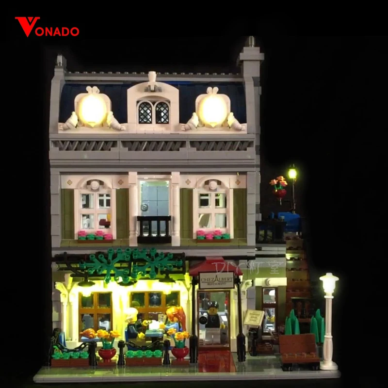 Светодиодная лампа для Lego 10243 строительные блоки городская улица совместимый 15010