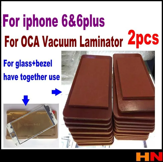 2 шт. для OCA вакуумный Ламинирующий силиконовый коврик прокладка iphone 6 и plus