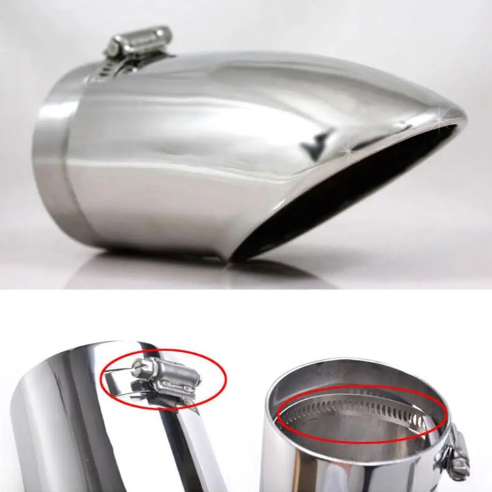 1 шт. глушитель выхлопной трубы из нержавеющей стали для X-trail Carola Fit ST Cruze Focus 2 3 MK4 |